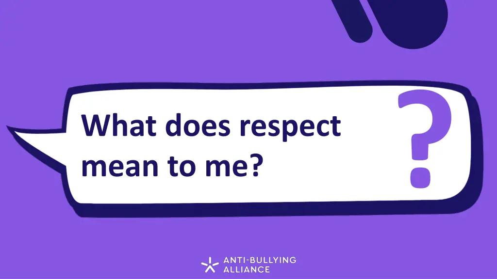 what does respect mean to me