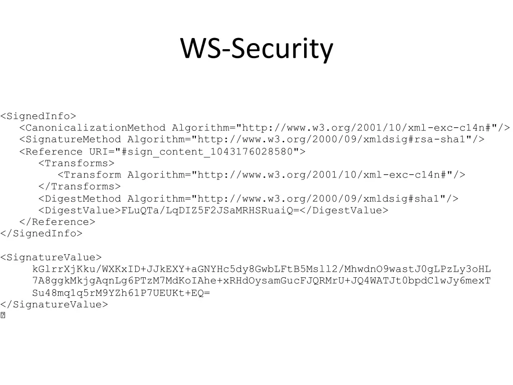 ws security 1