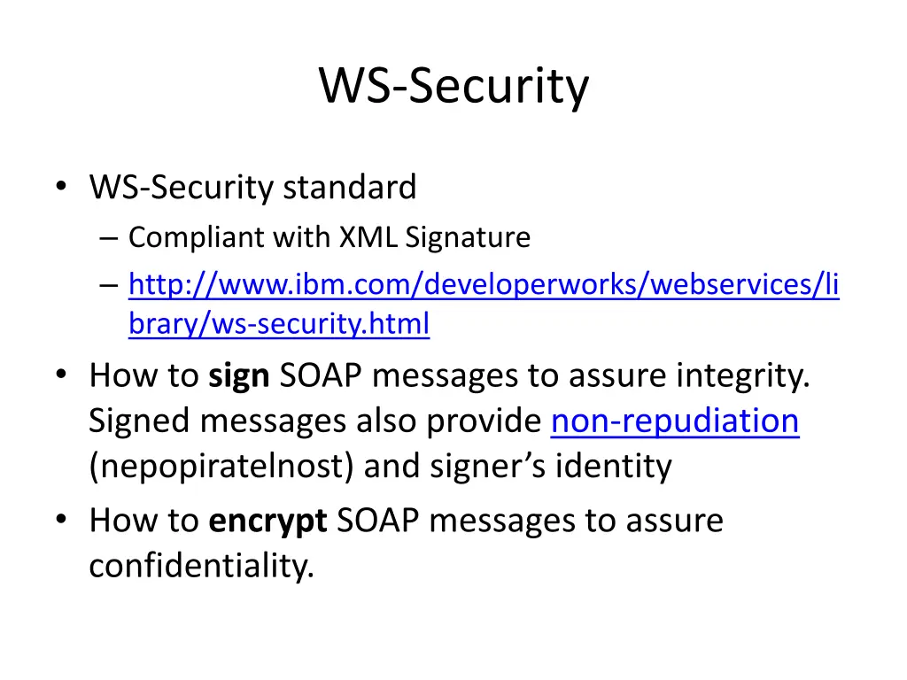 ws security