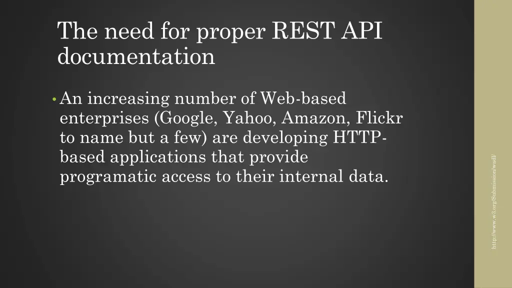 the need for proper rest api documentation