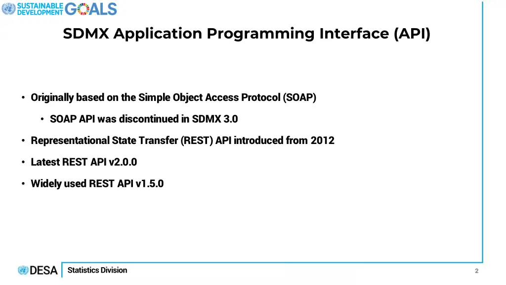 sdmx application programming interface api