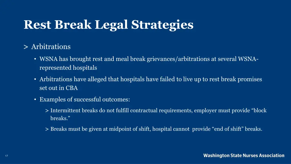 rest break legal strategies 4