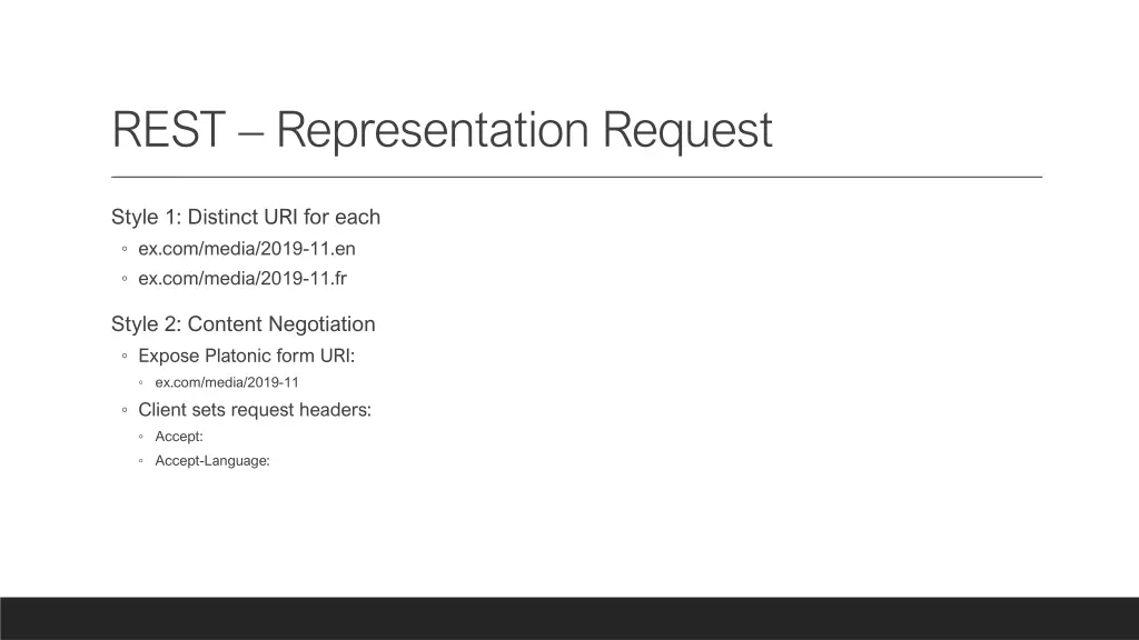 rest representation request