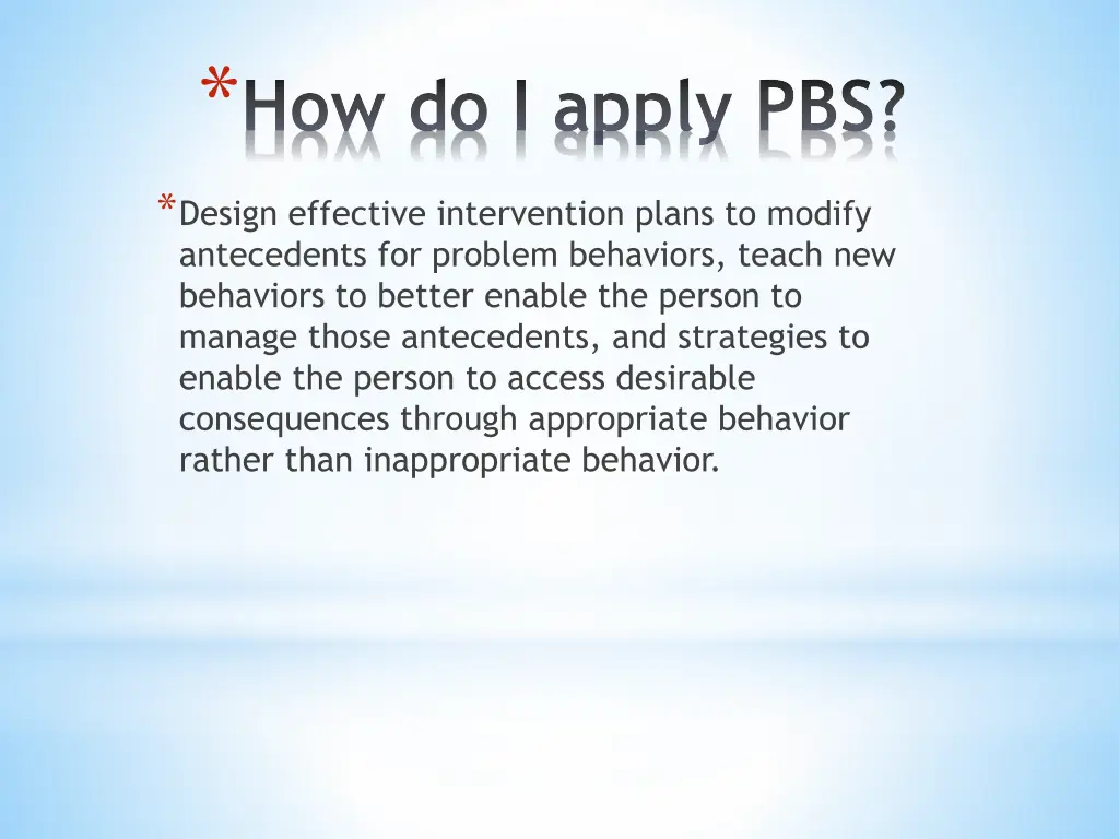 how do i apply pbs