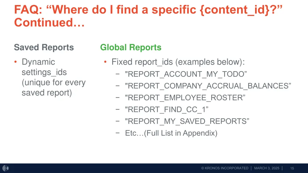 faq where do i find a specific content