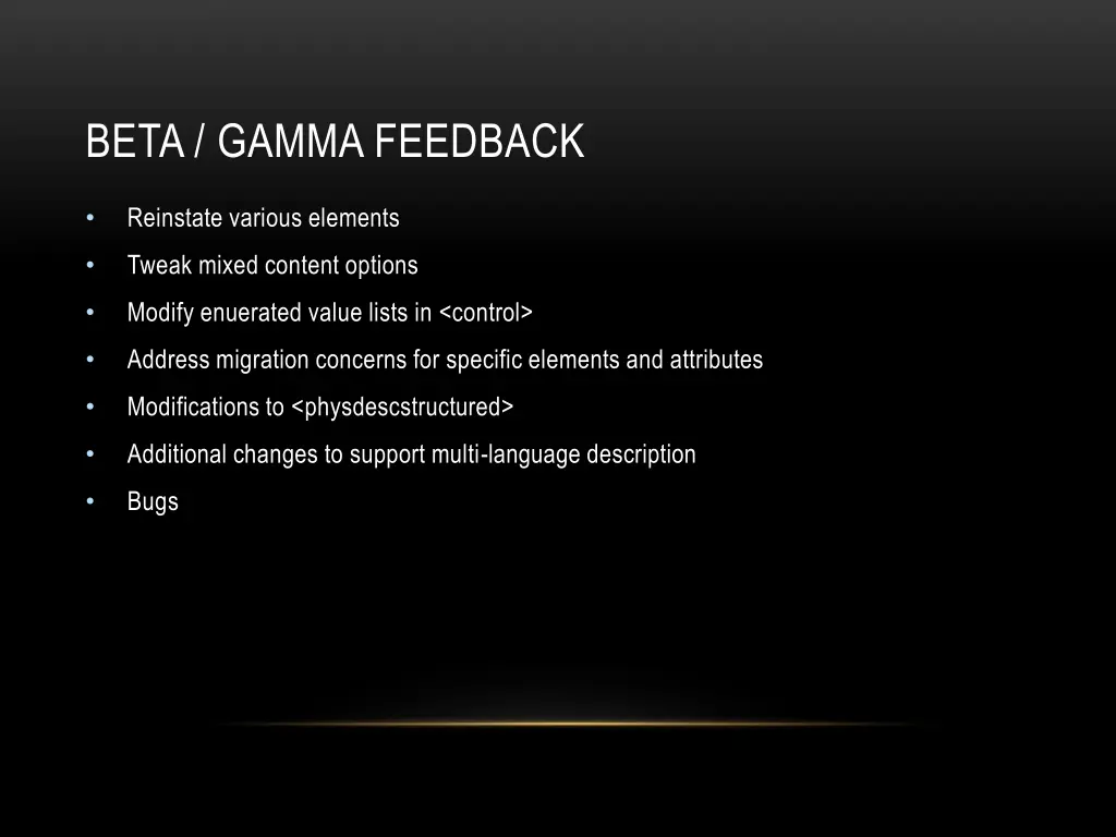 beta gamma feedback 1