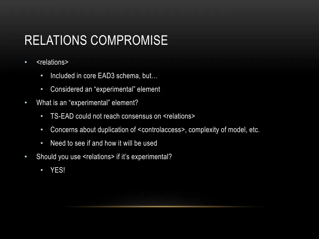 relations compromise