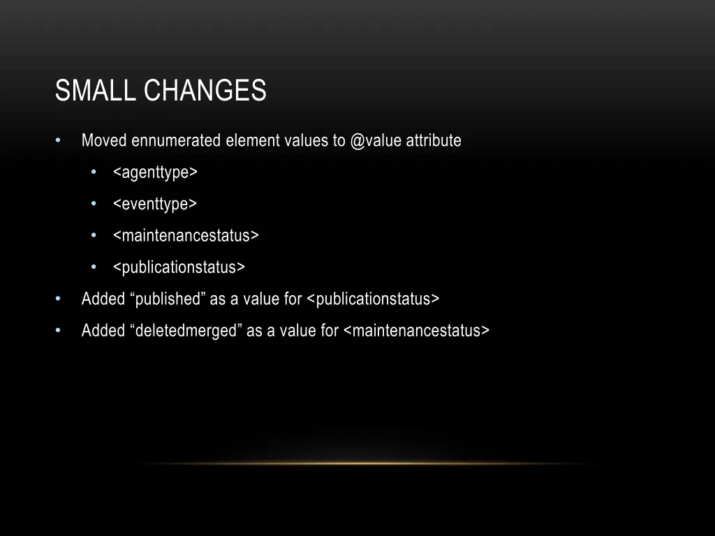 small changes 1