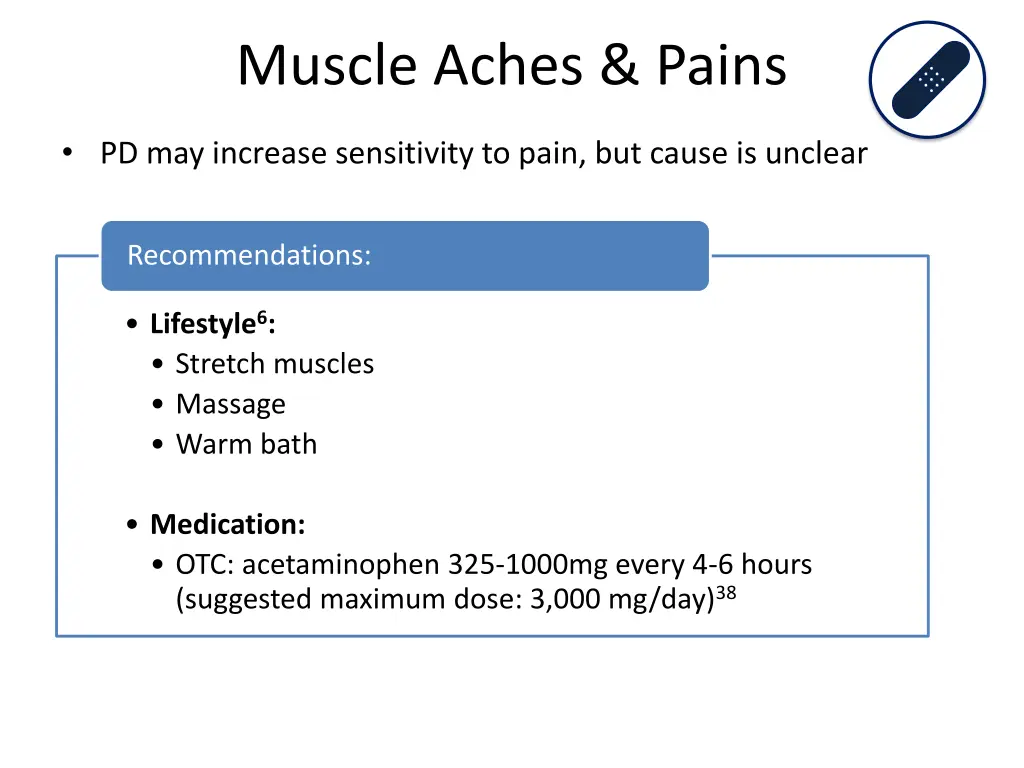 muscle aches pains