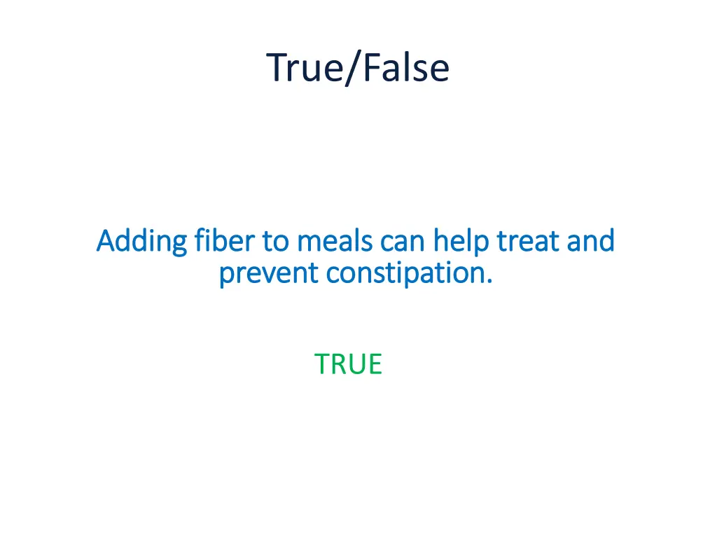 true false 2