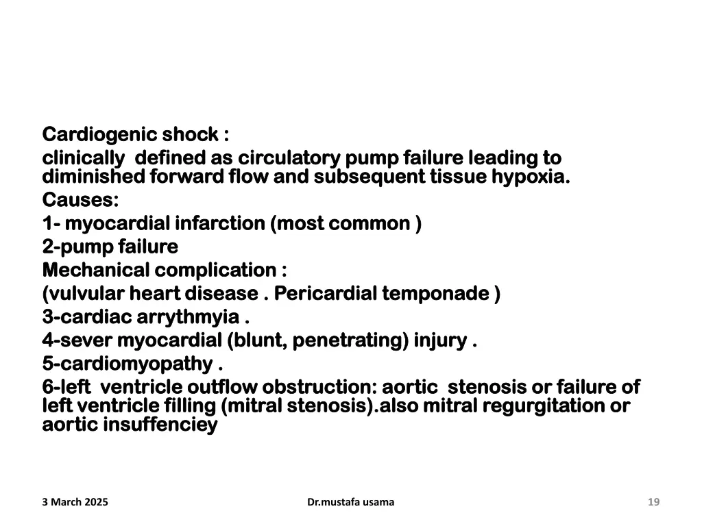 cardiogenic cardiogenic shock clinically defined