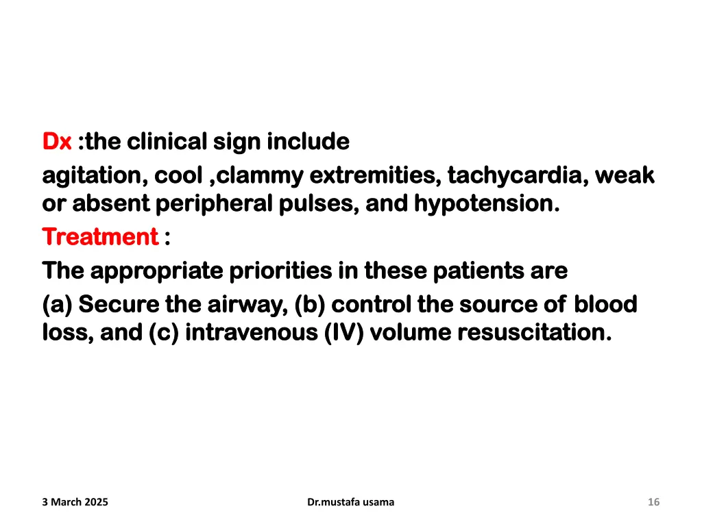 dx dx the clinical sign include the clinical sign