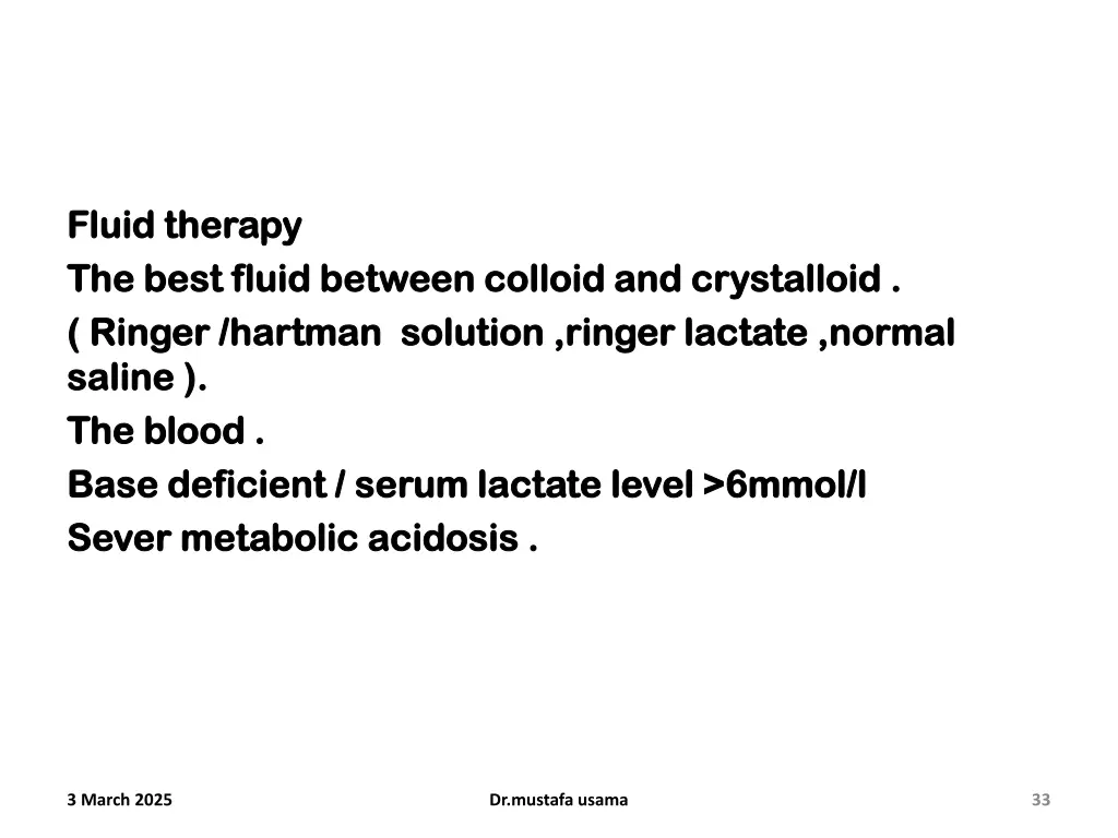 fluid therapy fluid therapy the best fluid