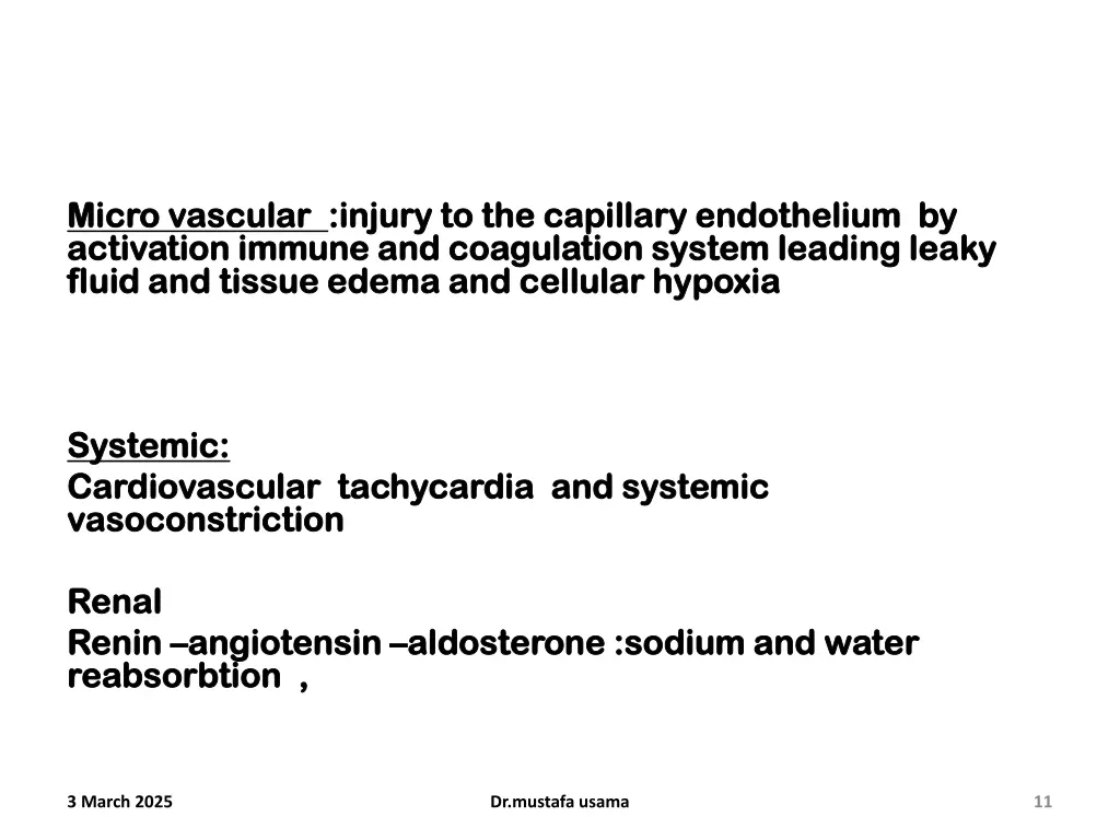 micro vascular micro vascular injury