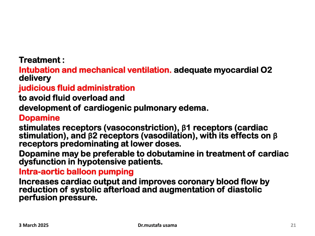 treatment treatment intubation intubation