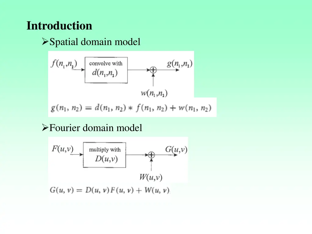 introduction spatial domain model