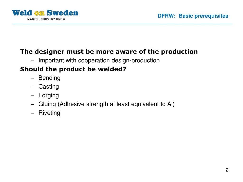dfrw basic prerequisites
