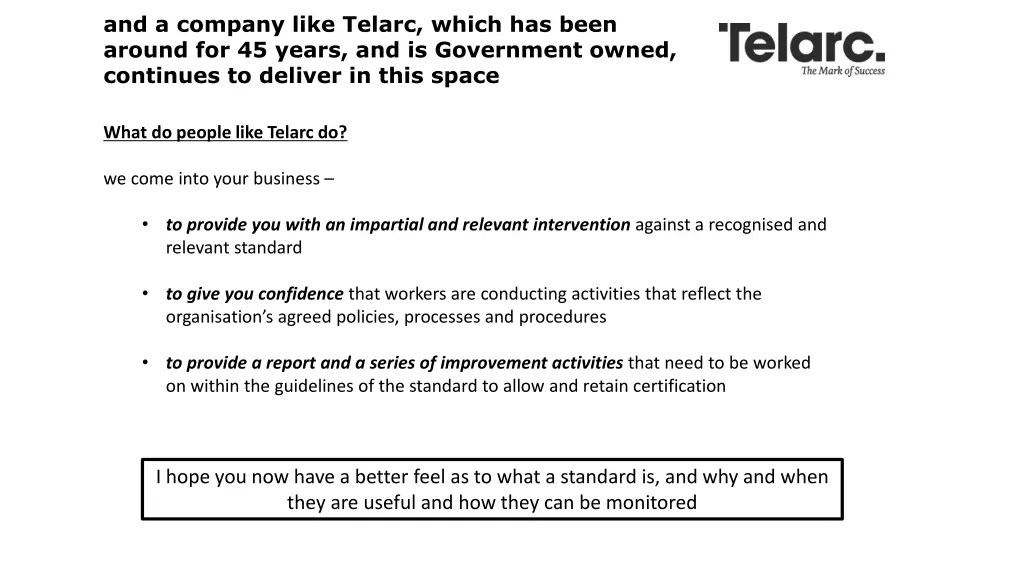and a company like telarc which has been around
