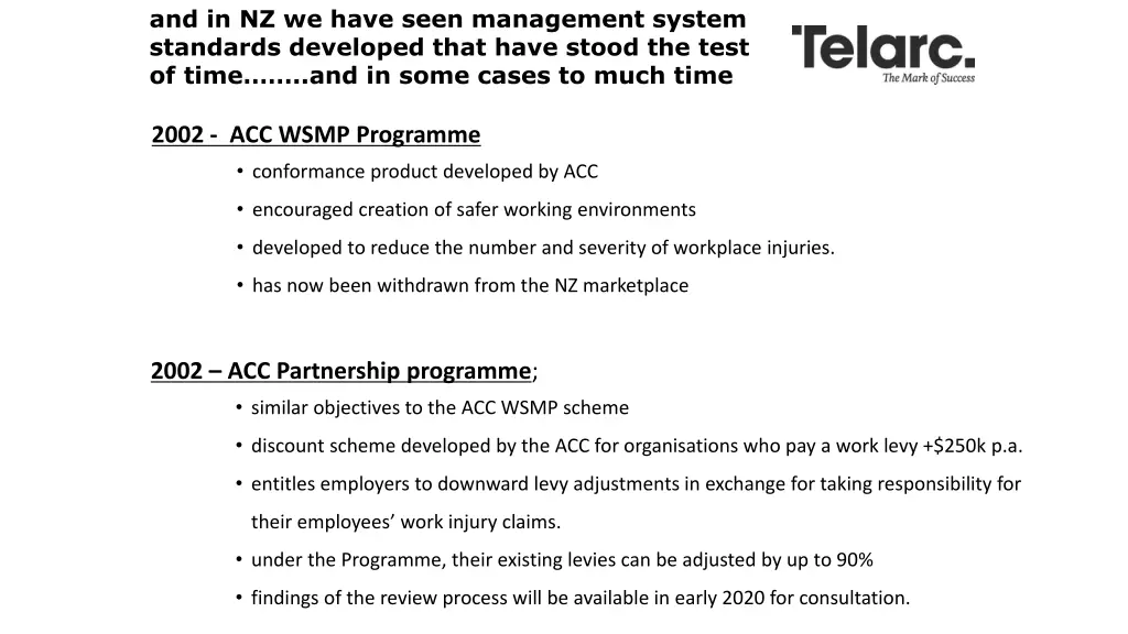 and in nz we have seen management system