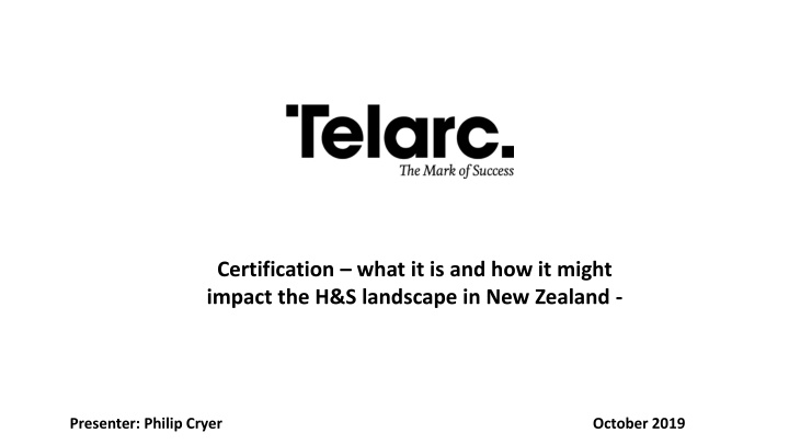 certification what it is and how it might impact