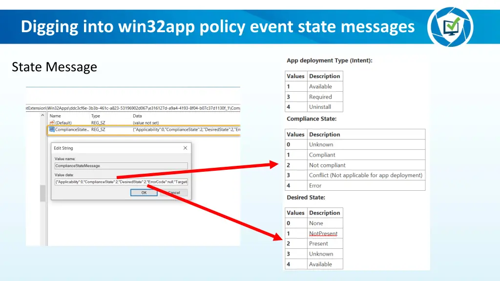 digging into win32app policy event state messages