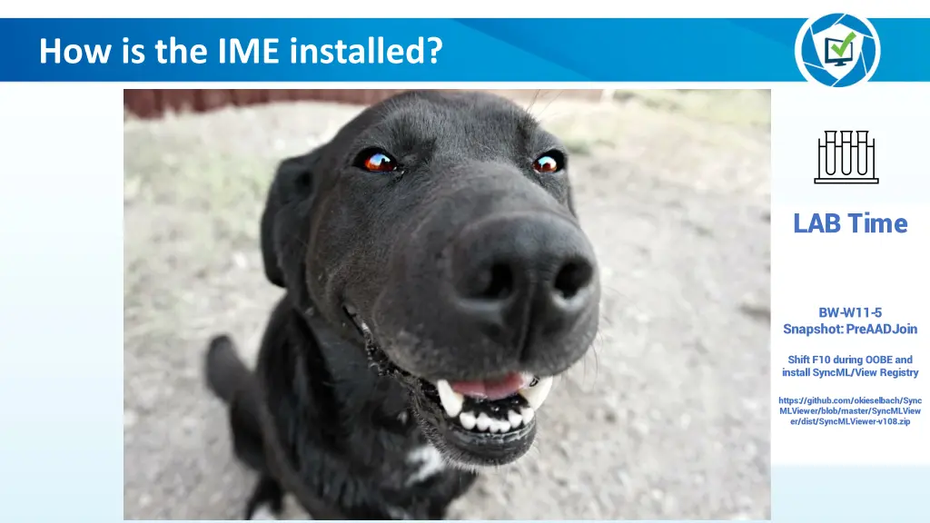 how is the ime installed 6