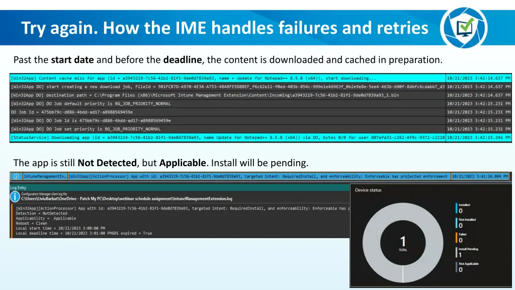 try again how the ime handles failures and retries 10