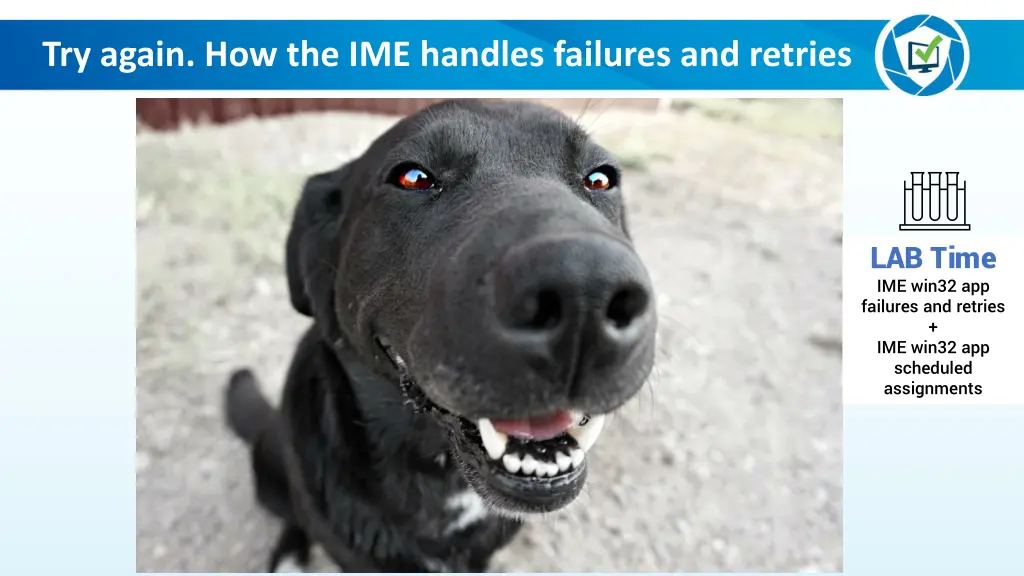 try again how the ime handles failures and retries 12