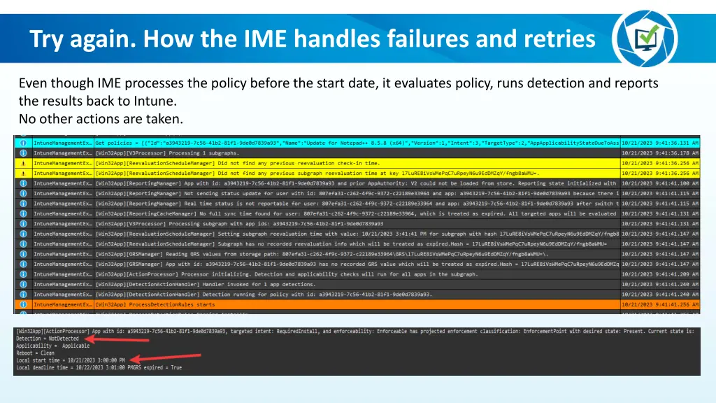 try again how the ime handles failures and retries 9