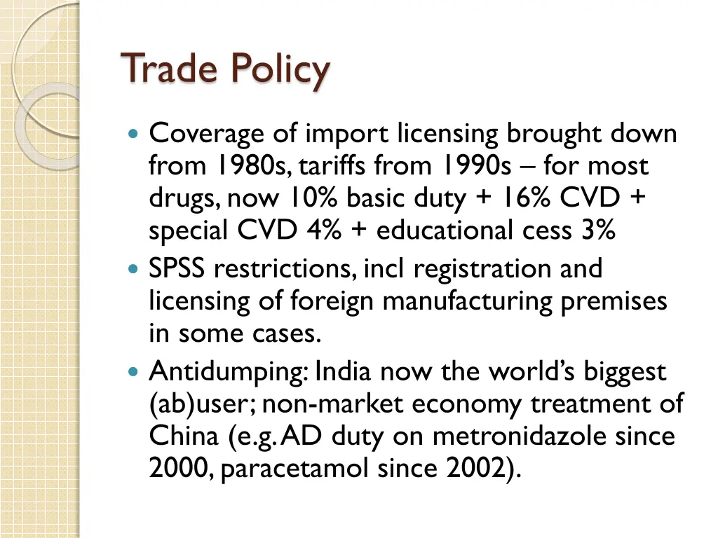 trade policy