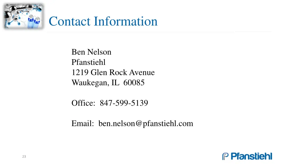 contact information