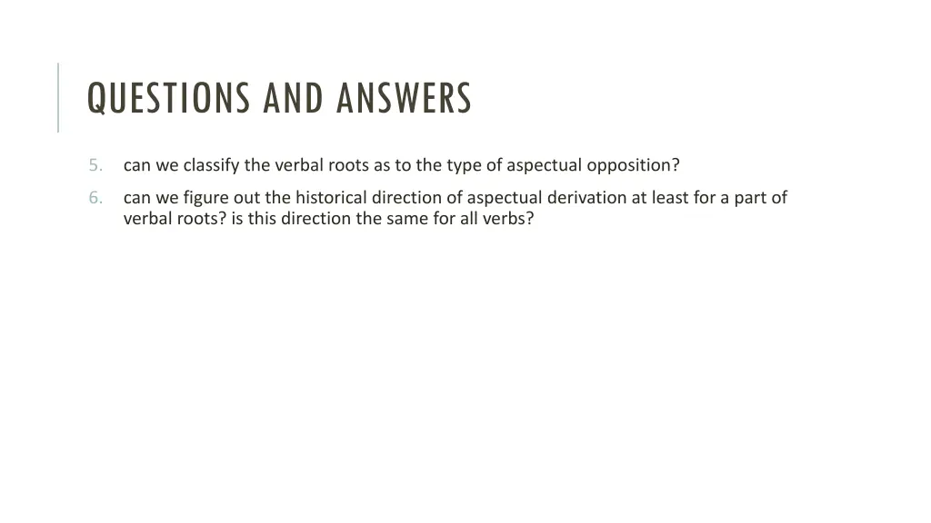 questions and answers 2