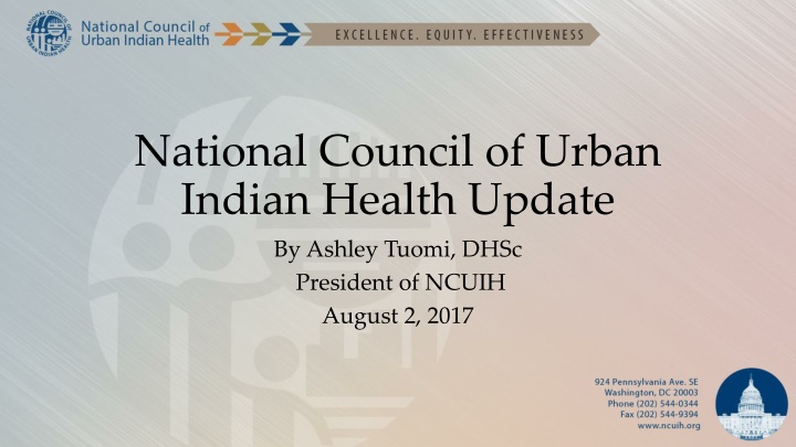 national council of urban indian health update