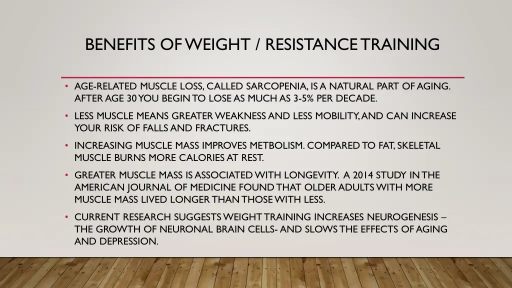 benefits of weight resistance training