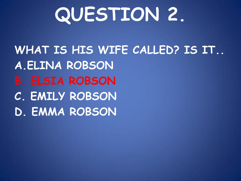question 2