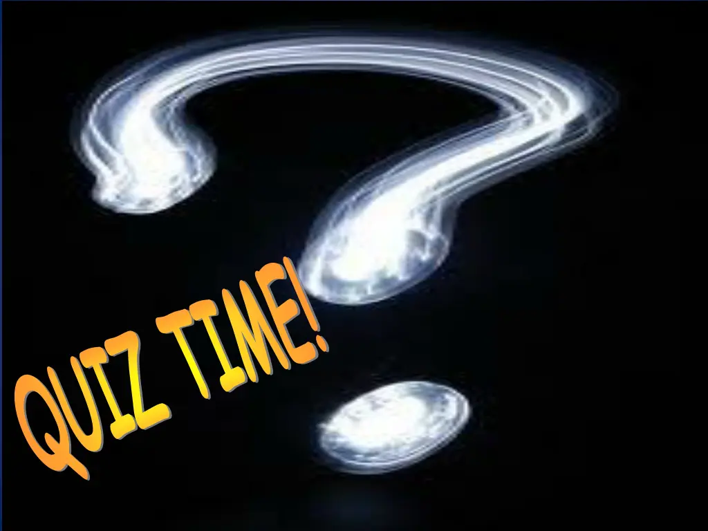 quiz time
