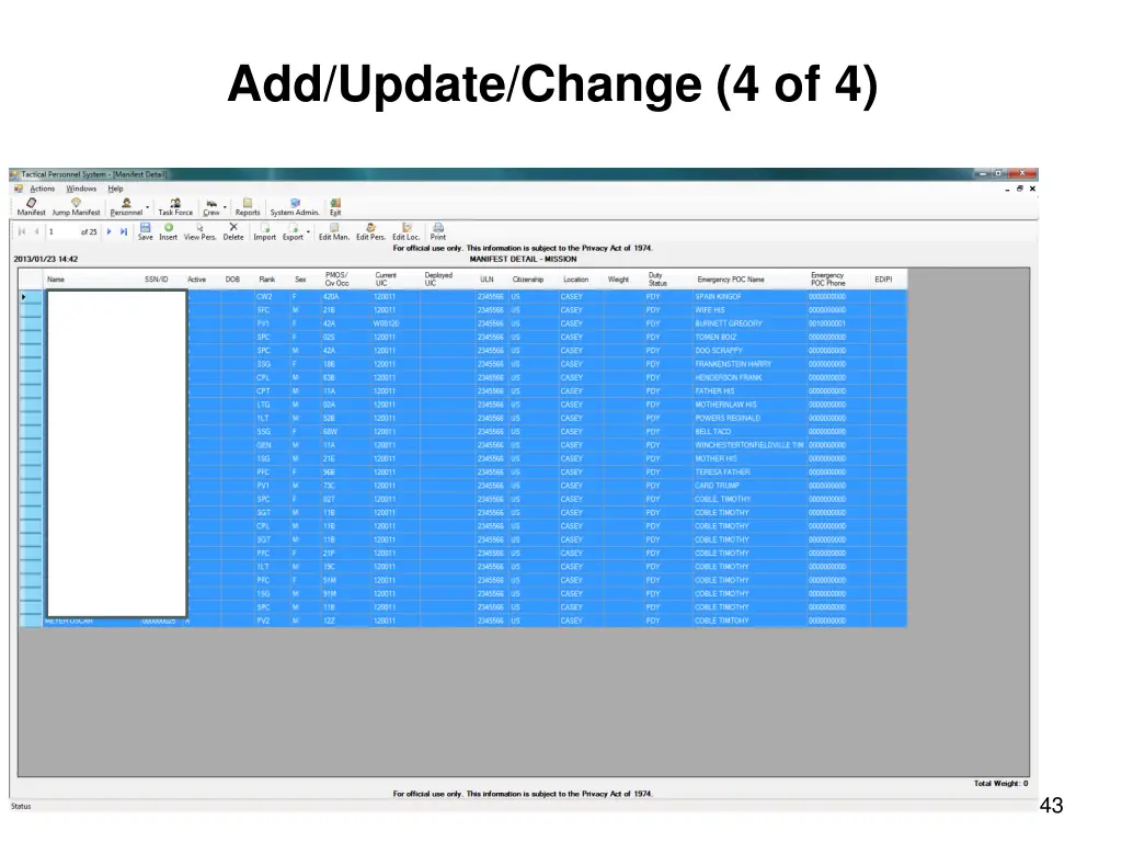 add update change 4 of 4