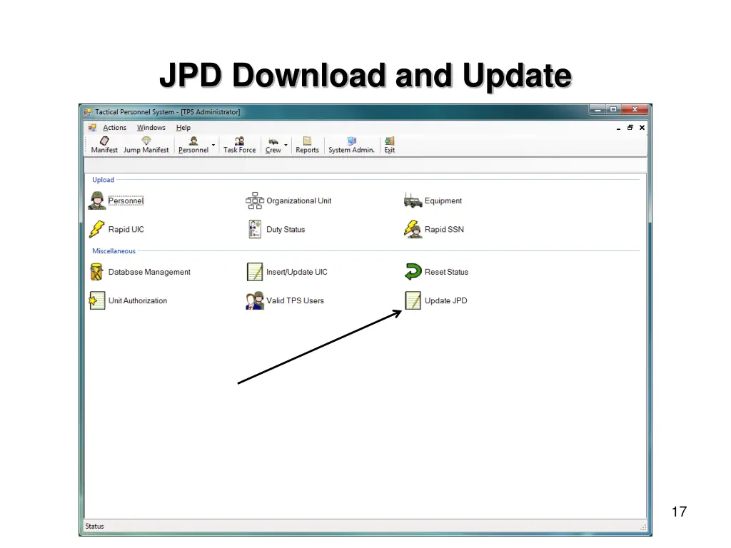 jpd download and update 4