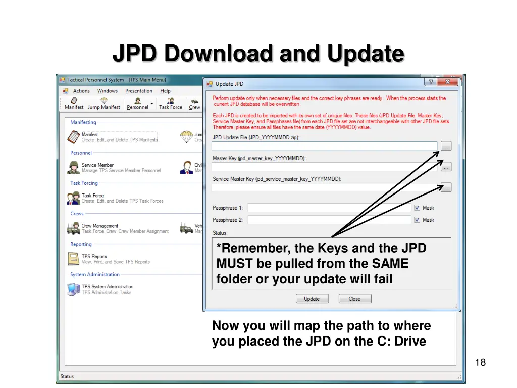 jpd download and update 5