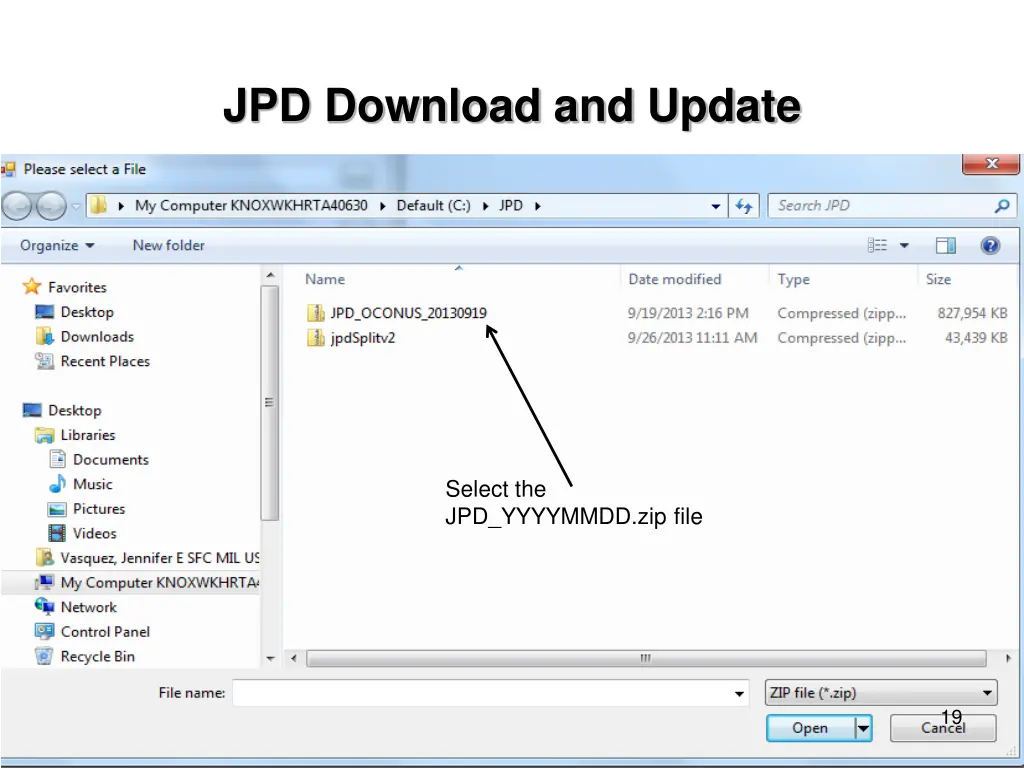 jpd download and update 6