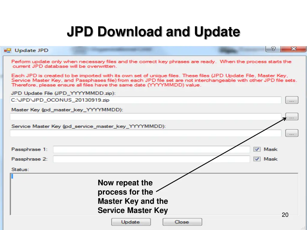 jpd download and update 7