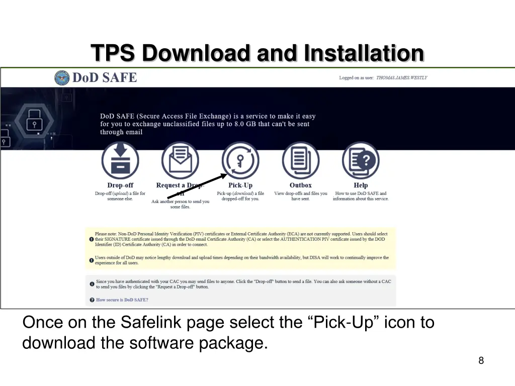 tps download and installation 2