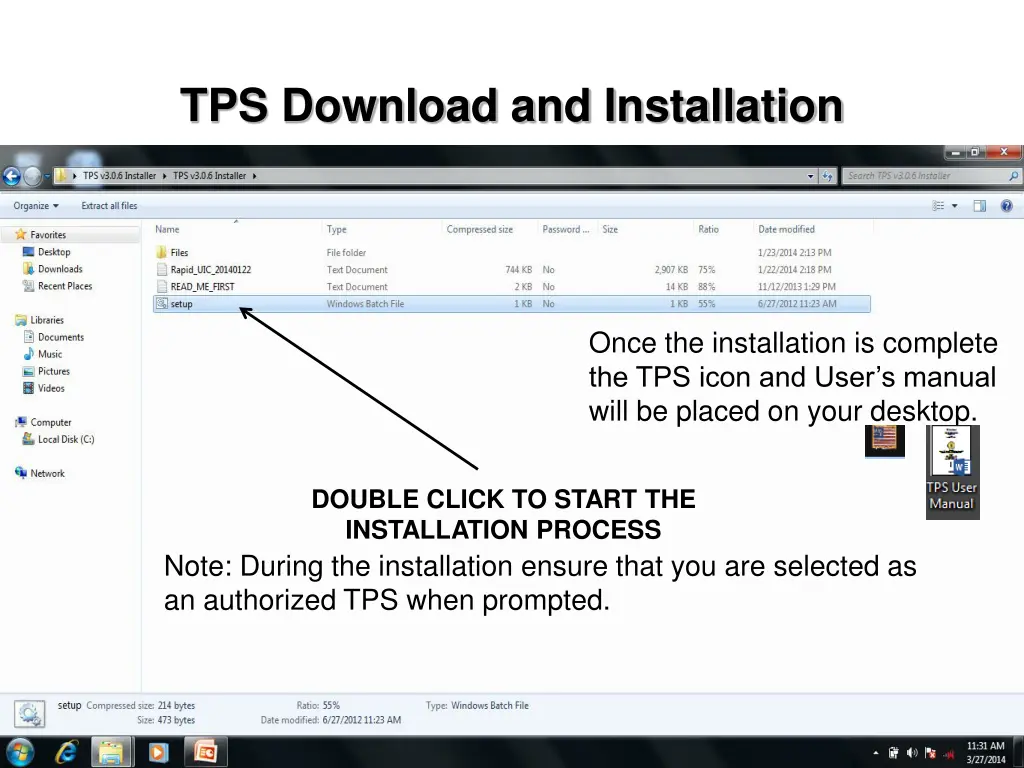 tps download and installation 4