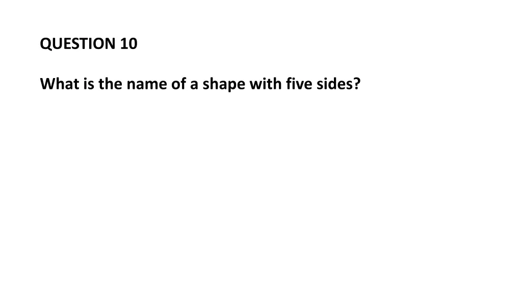question 10