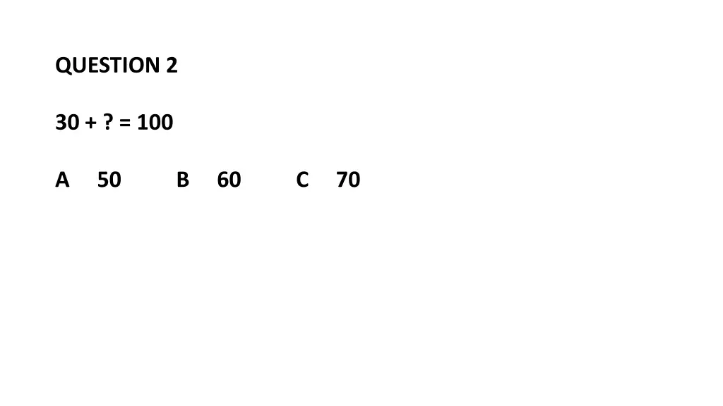 question 2 1