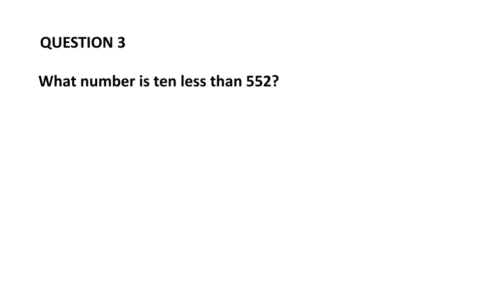question 3