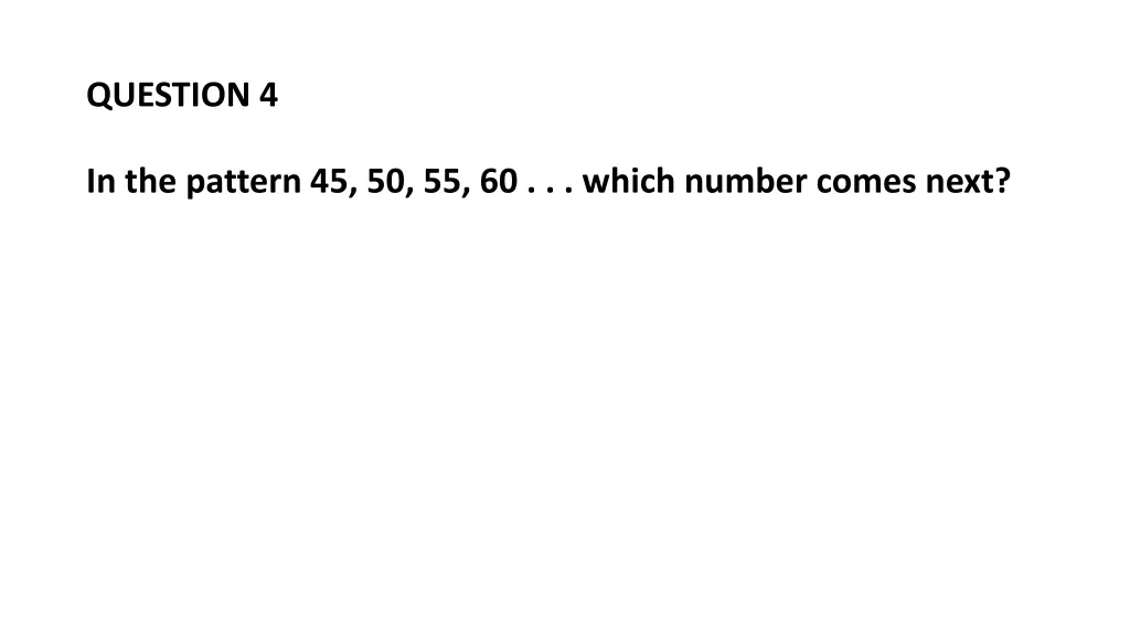 question 4