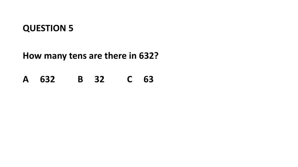 question 5 1