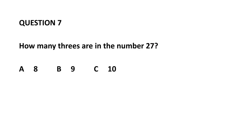 question 7 1
