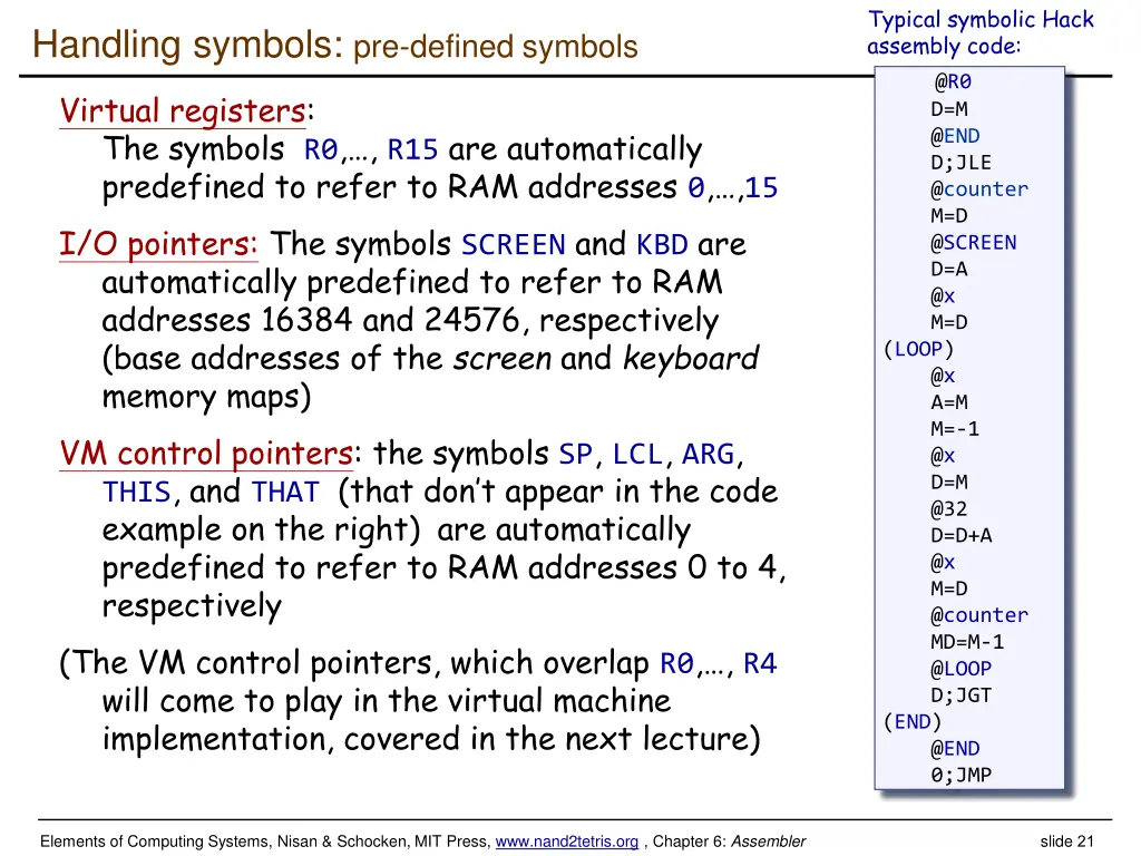 typical symbolic hack assembly code 2